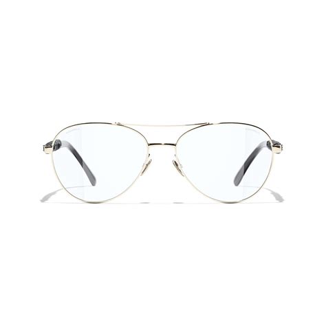 chanel heart glasses|Pilot Blue Light Glasses Metal & Calfskin Light Gold .